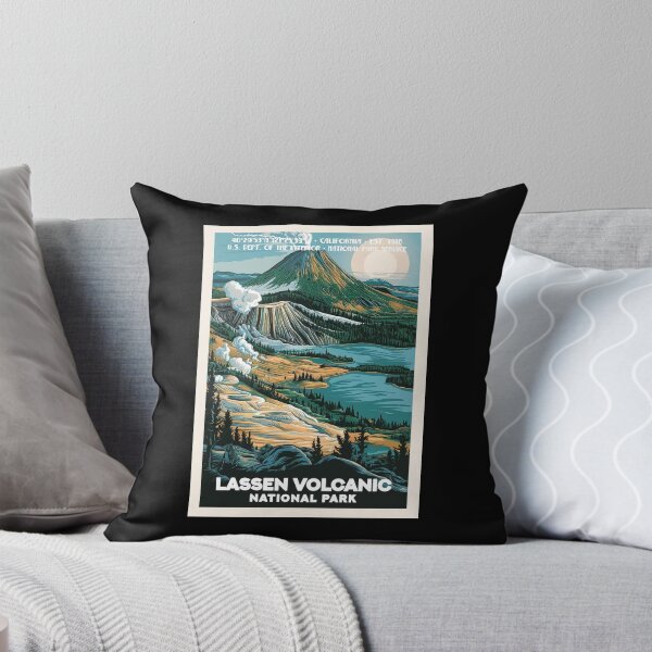 Item preview, Lassen Volcanic National Park, Vintage Travel designed and sold by PinkandP.