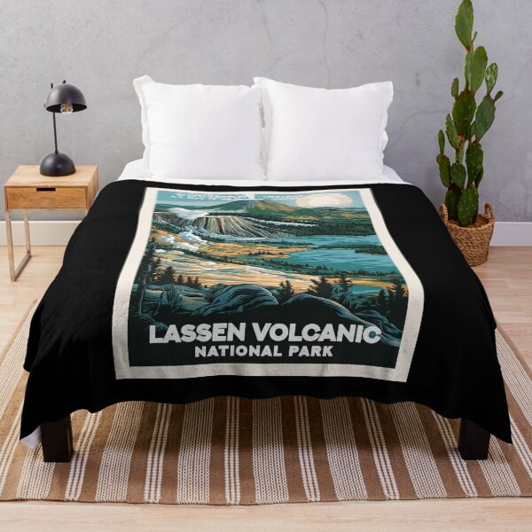 Item preview, Lassen Volcanic National Park, Vintage Travel designed and sold by PinkandP.
