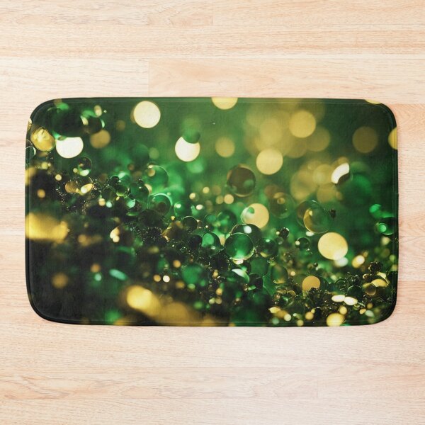 Item preview, Abstract gold and green liqiud beads designed and sold by ADP76.