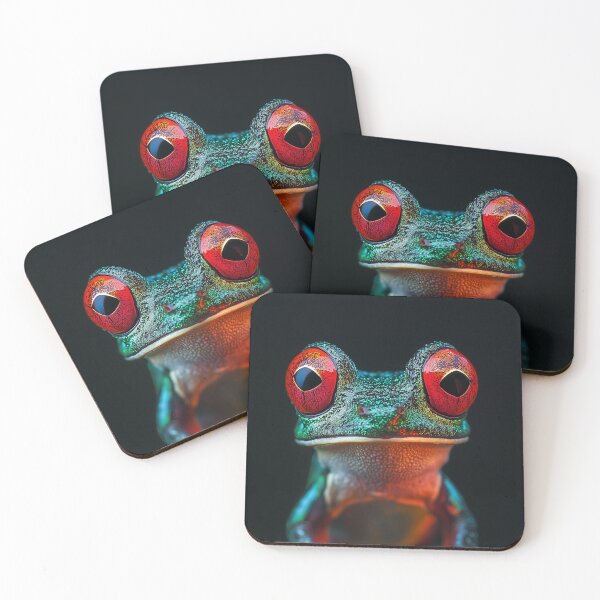 Item preview, Vibrant red eye frog designed and sold by valerko26.