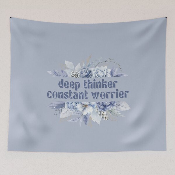 Item preview, Deep Thinker. Constant Worrier. designed and sold by FuryHive.