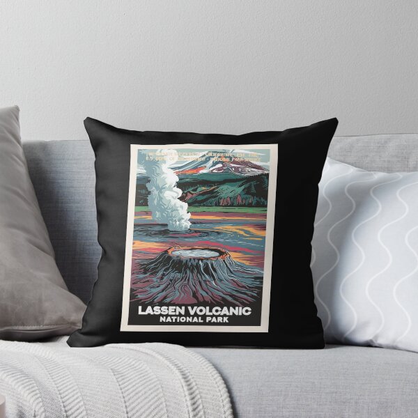 Item preview, Lassen Volcanic National Park, Vintage Travel designed and sold by PinkandP.