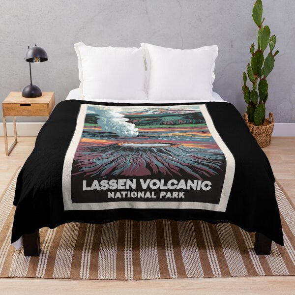 Item preview, Lassen Volcanic National Park, Vintage Travel designed and sold by PinkandP.