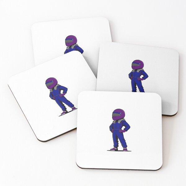Item preview, Racing Driver - Purple & Blue designed and sold by CaffeinatedGearhead.