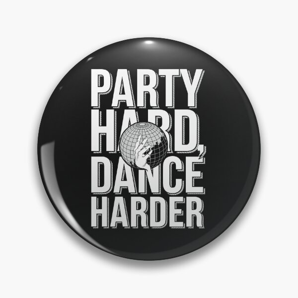 Item preview, Party Hard, Dance Harder – Retro Indie Style designed and sold by paulo silveira.