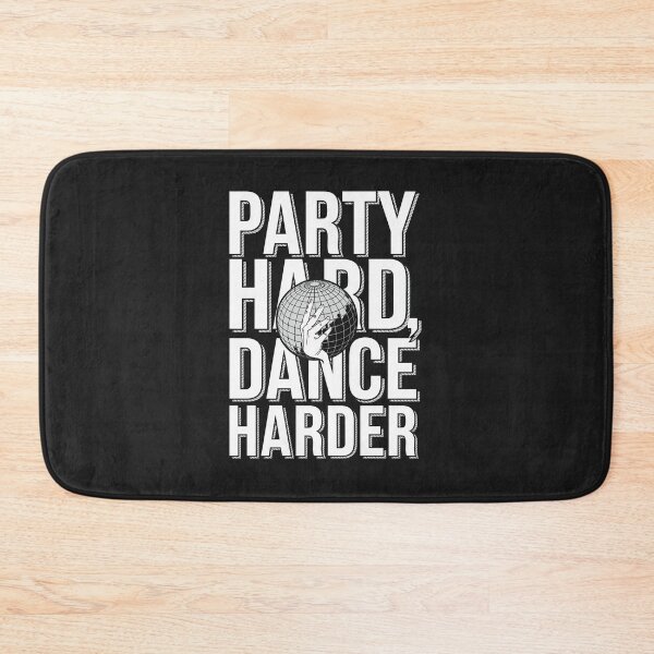 Item preview, Party Hard, Dance Harder – Retro Indie Style designed and sold by paulo silveira.