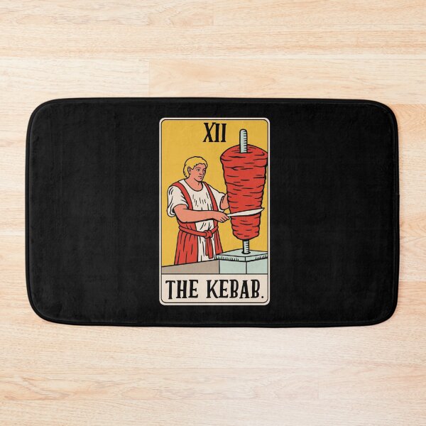 Item preview, The Kebab - Funny Food Tarot Card designed and sold by isstgeschichte.