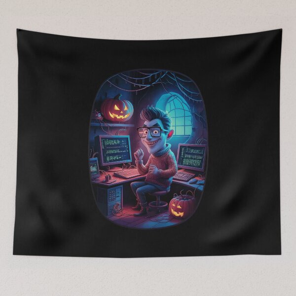 Item preview, Halloween computer Geek 03 designed and sold by kjp-design.
