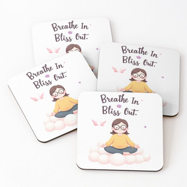 Item preview, Breathe In Bliss Out - Calm and Relaxation designed and sold by lovesuperkarma.