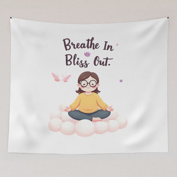 Item preview, Breathe In Bliss Out - Calm and Relaxation designed and sold by lovesuperkarma.