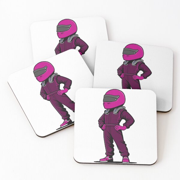Item preview, Racing Driver - Magenta & Pink designed and sold by CaffeinatedGearhead.