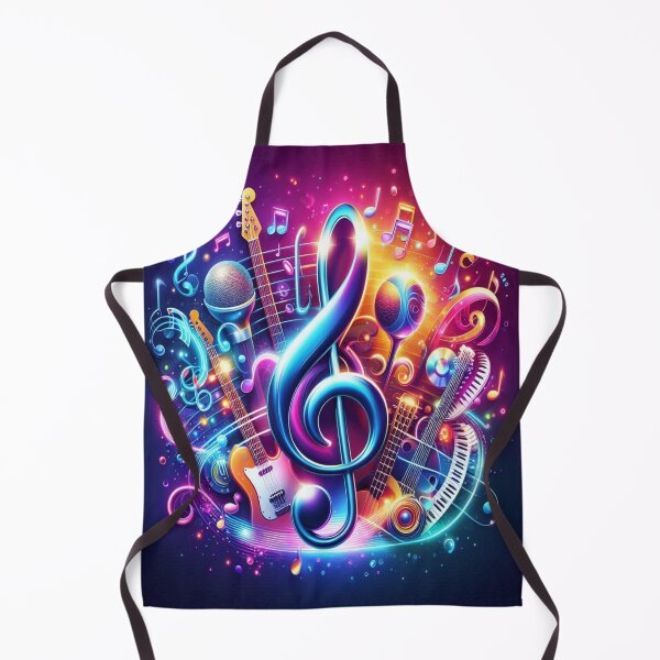 Item preview, A Silver Treble Clef Guitars & Keys AI Generated designed and sold by BrightrDayMusicArt.