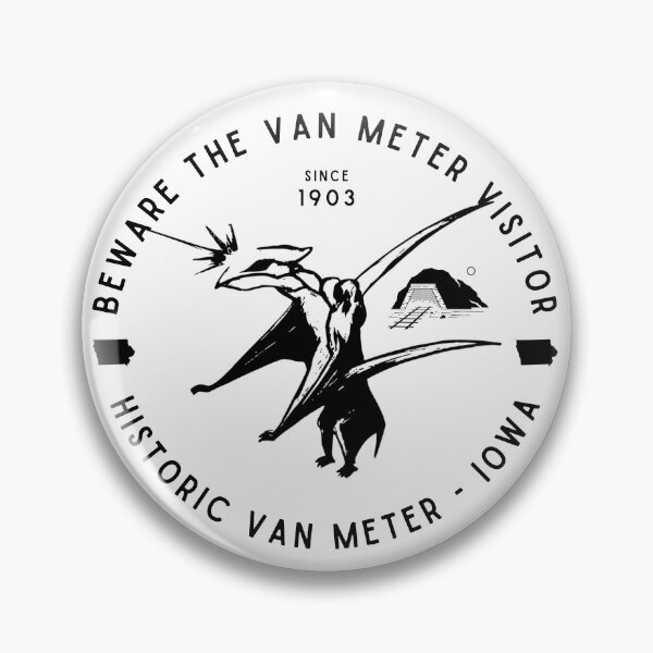 Item preview, Cuidado con el Van Meter Visitor Iowa Cryptid designed and sold by The Masked Designer.