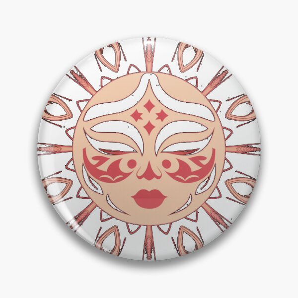 Artikelvorschau, nahtloses Retro-Muster Blumenornament Mandala - Gesicht Ornament kreisförmig - dekorative Verzierung ikonisch entworfen und verkauft von RAZ1995.