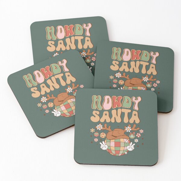 Item preview, Howdy Santa Western Retro Christmas designed and sold by RockBeeDesigns.
