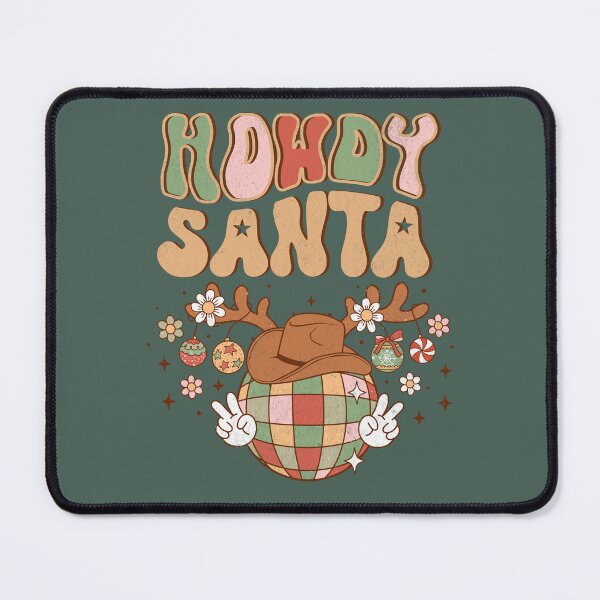 Item preview, Howdy Santa Western Retro Christmas designed and sold by RockBeeDesigns.