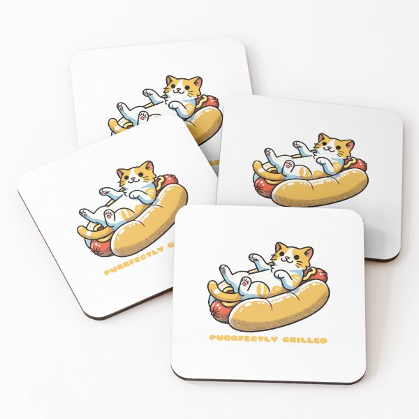 Item preview, Cat Lounging on a Hot Dog designed and sold by MaateoDesign.