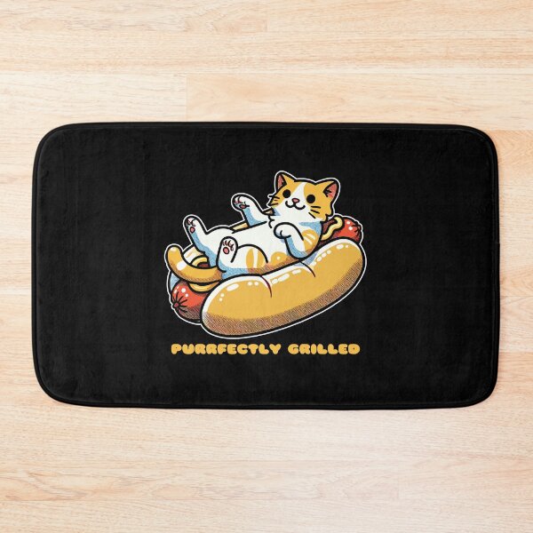 Item preview, Cat Lounging on a Hot Dog designed and sold by MaateoDesign.