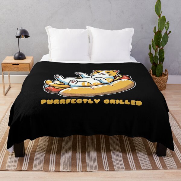 Item preview, Cat Lounging on a Hot Dog designed and sold by MaateoDesign.