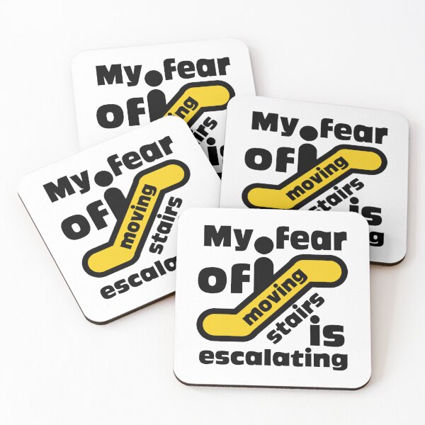 Item preview, My Fear Of Moving Stairs Is Escalating designed and sold by portokalis.