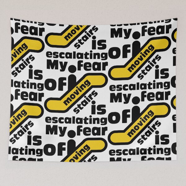 Item preview, My Fear Of Moving Stairs Is Escalating designed and sold by portokalis.