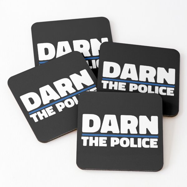 Item preview, DARN THE POLICE - POLITE PROTEST designed and sold by Mclickster.