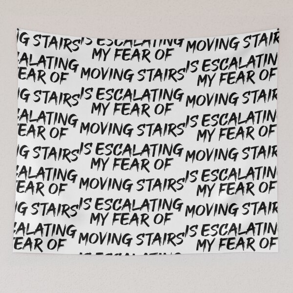 Item preview, My Fear Of Moving Stairs Is Escalating designed and sold by portokalis.