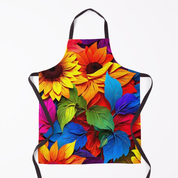 Item preview, Sunflowers in rainbow gradients designed and sold by Tchoice.