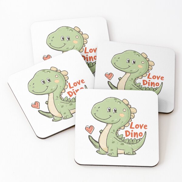 Item preview, Cute Kawaii Dinosaur “Love Dino” Design designed and sold by BeUniqueCo.