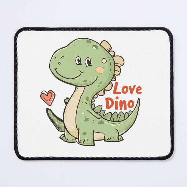 Item preview, Cute Kawaii Dinosaur “Love Dino” Design designed and sold by BeUniqueCo.