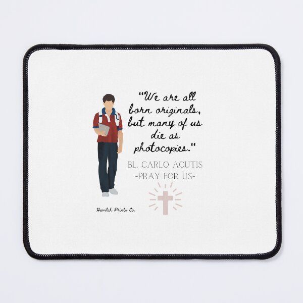 Item preview, Bl. Carlo Acutis- Pray for Us Designs designed and sold by HavilahPrintsCo.