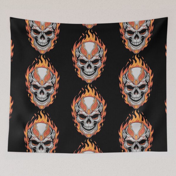 Item preview, Skull on fire. designed and sold by MagelliShop.
