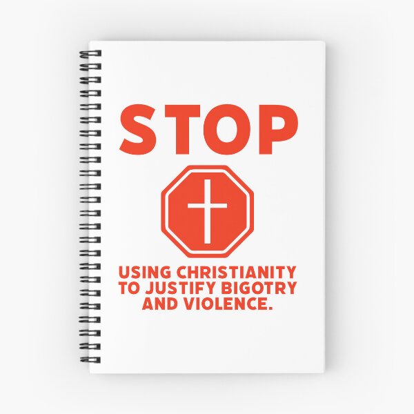 Item preview, Stop using Christianity to justify bigotry and violence  designed and sold by Rachel the Artist .