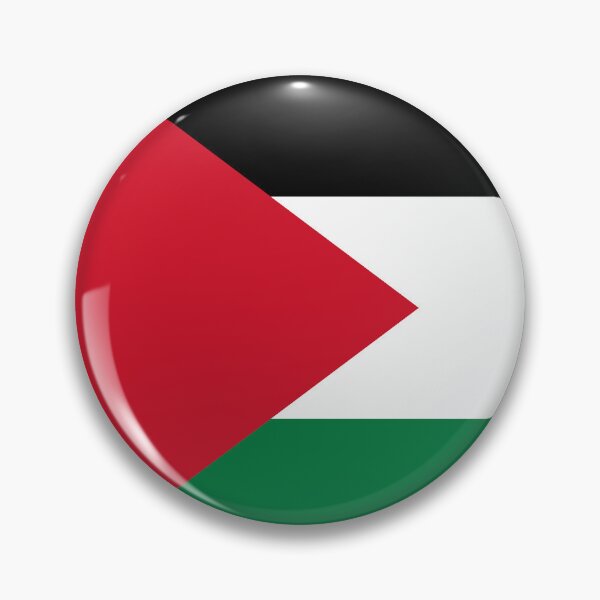 Item preview, round shaped circle flag of Palestine designed and sold by ak7sailor.