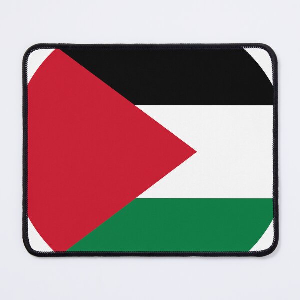Item preview, round shaped circle flag of Palestine designed and sold by ak7sailor.