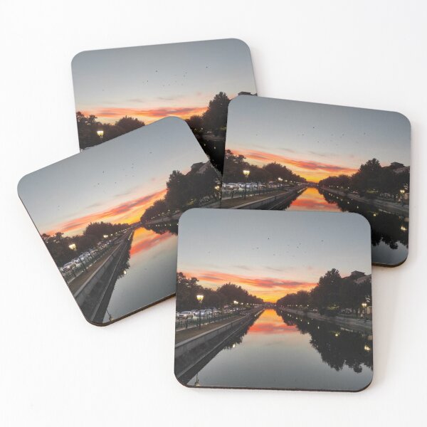 Item preview, Warm Sunset Reflecting Over River designed and sold by Alex Roman.