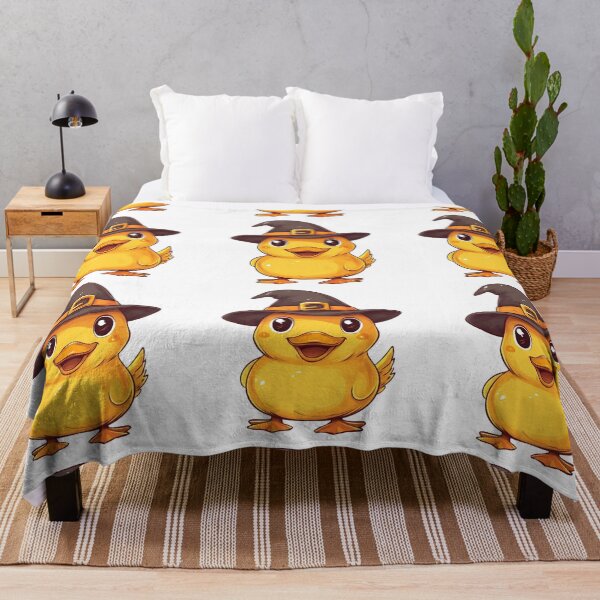 Item preview, Cute Duckling in Witch Hat designed and sold by IllustrifyArts.