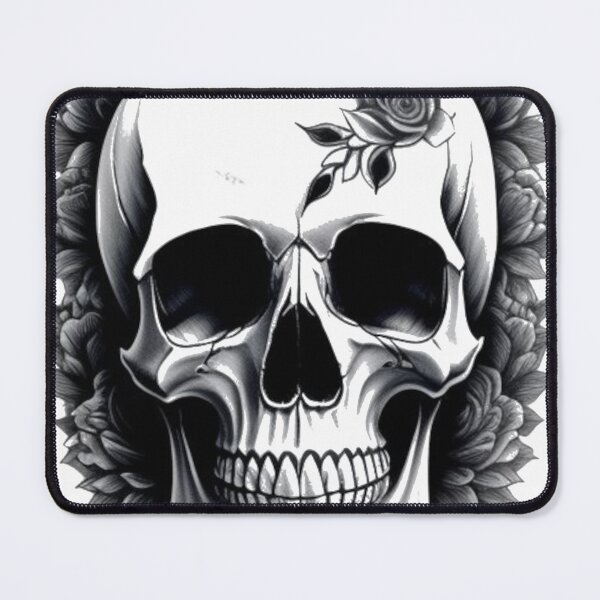 Item preview, Skull with Rose designed and sold by PaulDancer.