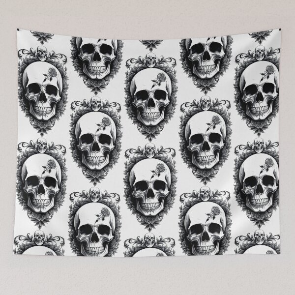 Item preview, Skull with Rose designed and sold by PaulDancer.