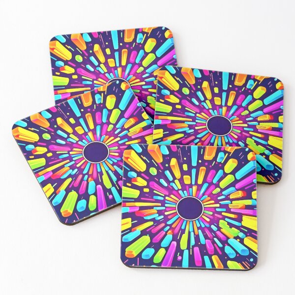 Item preview, Neon Dreamscape: A Psychedelic Journey designed and sold by Health And Fitness Posts e-Store.