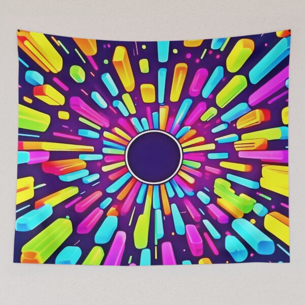 Item preview, Neon Dreamscape: A Psychedelic Journey designed and sold by Health And Fitness Posts e-Store.