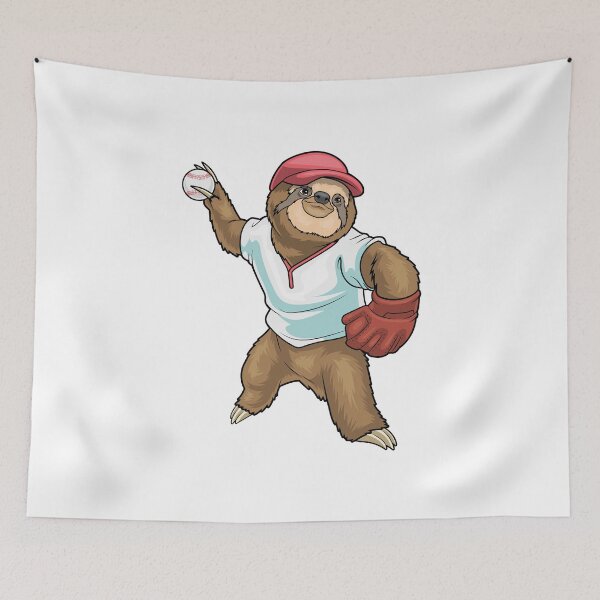 Item preview, Sloth Baseball Baseball glove designed and sold by Snabdesign84.