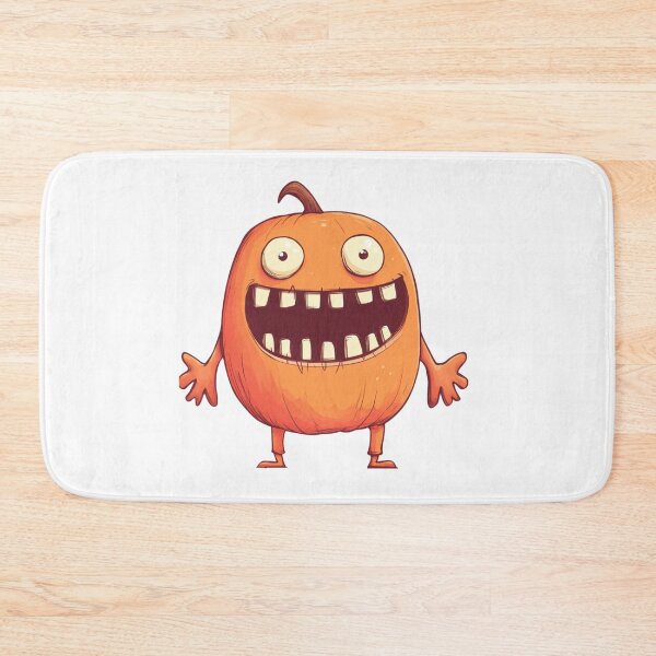 Item preview, Funny Pumpkin Monster with Big Smile designed and sold by IllustrifyArts.