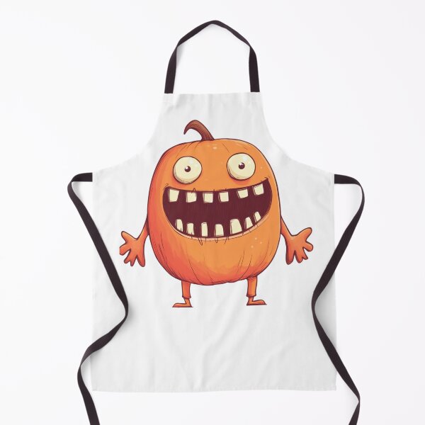 Item preview, Funny Pumpkin Monster with Big Smile designed and sold by IllustrifyArts.