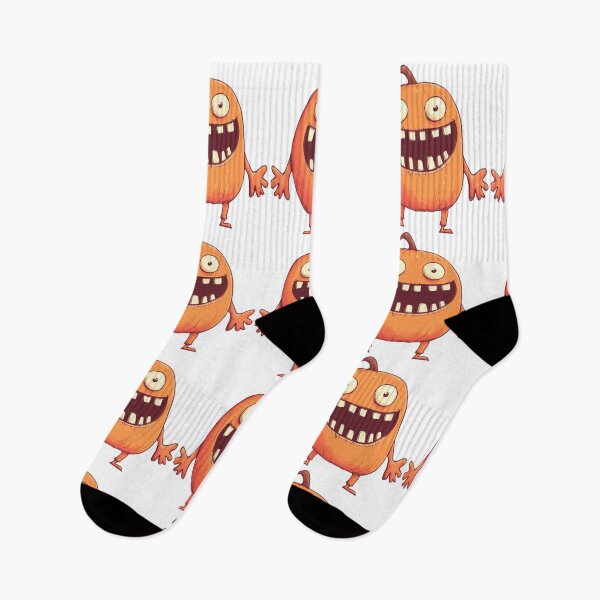 Item preview, Funny Pumpkin Monster with Big Smile designed and sold by IllustrifyArts.