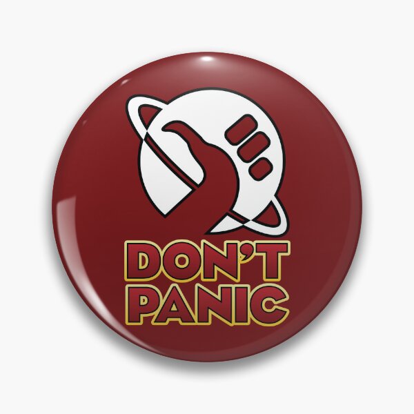 Item preview, Don't Panic designed and sold by CargoHoldDesign.