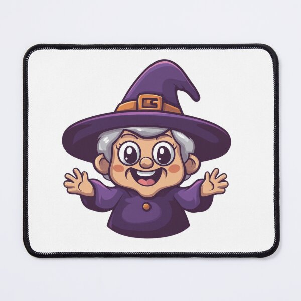 Item preview, Happy Witch Cartoon Character designed and sold by IllustrifyArts.