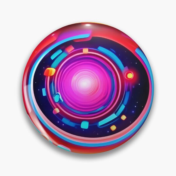 Item preview, Cosmic Vortex: A Neon Odyssey designed and sold by Health And Fitness Posts e-Store.