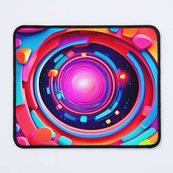 Item preview, Cosmic Vortex: A Neon Odyssey designed and sold by Health And Fitness Posts e-Store.