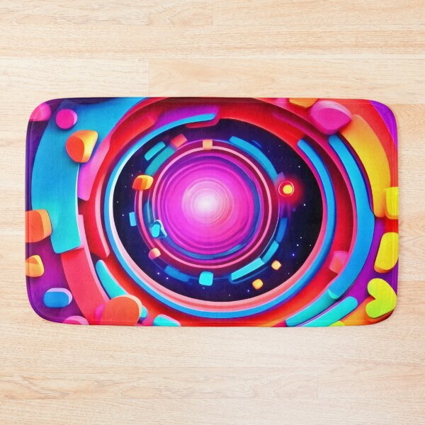Item preview, Cosmic Vortex: A Neon Odyssey designed and sold by Health And Fitness Posts e-Store.